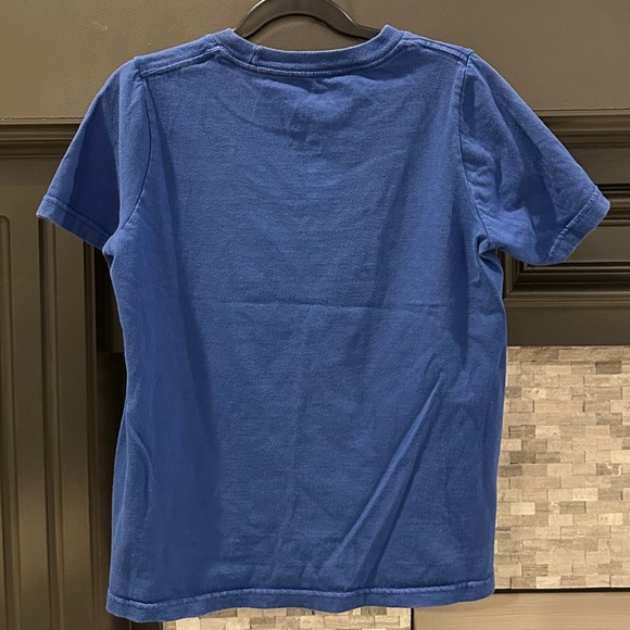 KANSAS JAYHAWKS YOUTH BLUE VAULT SLOGAN SHORT SLEEVE T-SHIRT - Picture 2 of 3